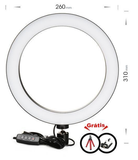 Anel de Luz Profissional Com Tripé (Ring Light) - Frete Grátis