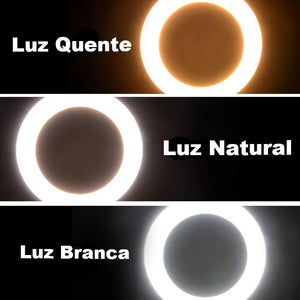 Anel de Luz Profissional Com Tripé (Ring Light) - Frete Grátis